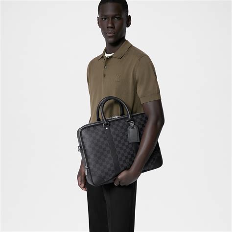 Luxury Damier Graphite Canvas Grey .